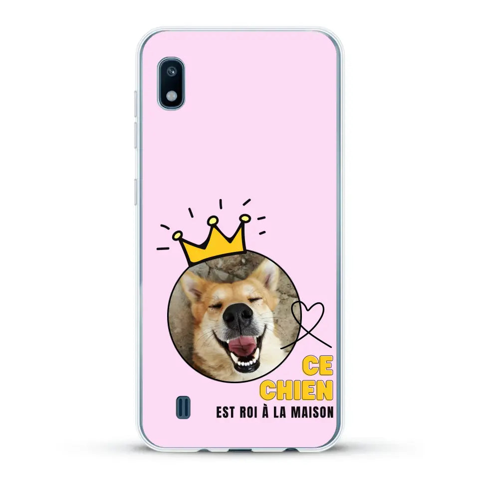 Ce chien est roi - Coque de téléphone personnalisée