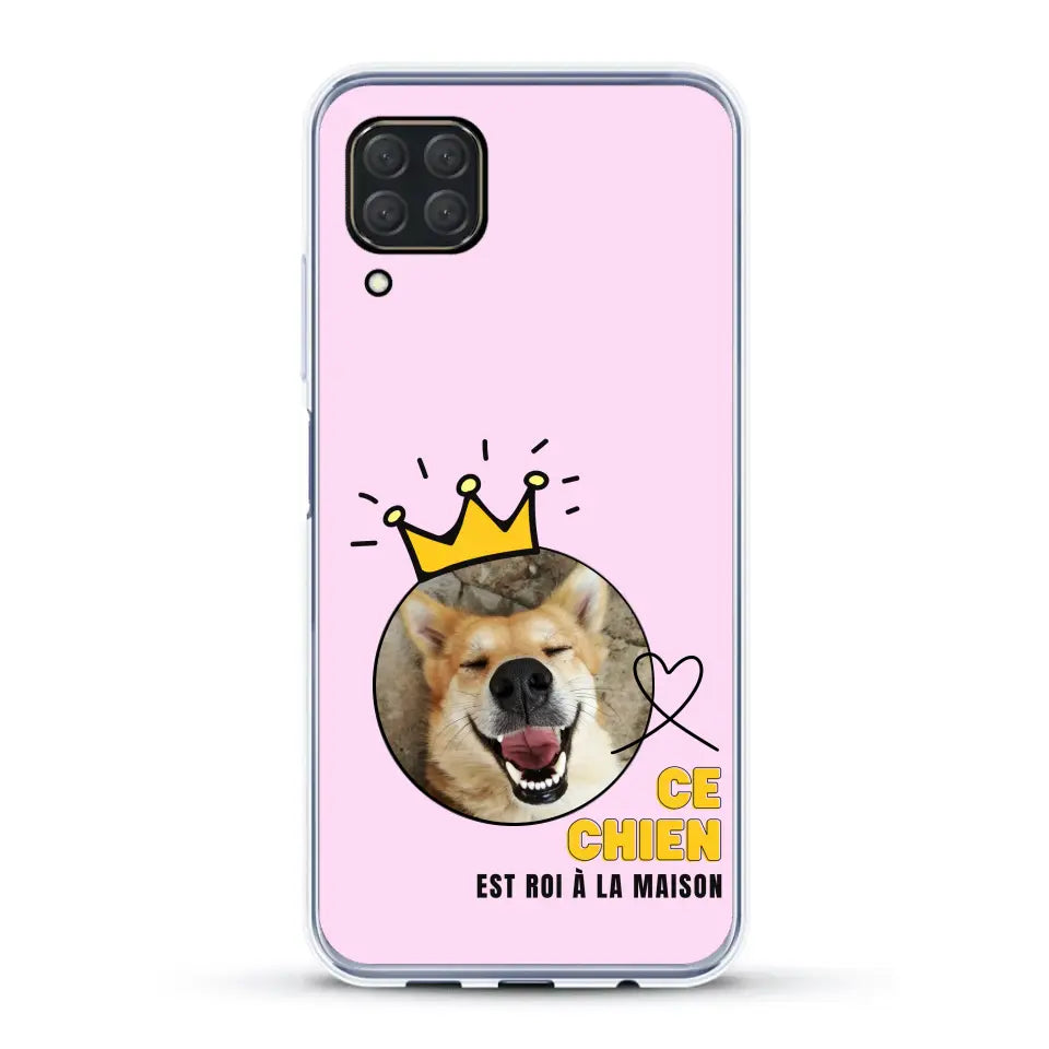 Ce chien est roi - Coque de téléphone personnalisée