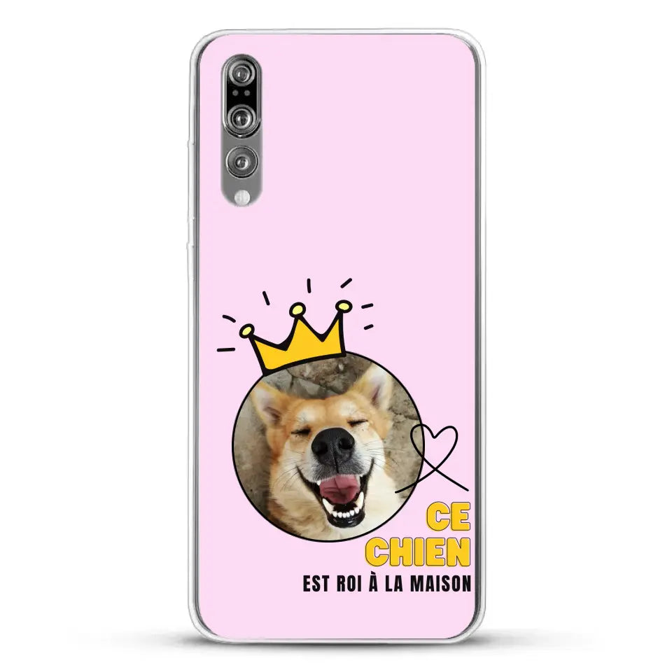 Ce chien est roi - Coque de téléphone personnalisée
