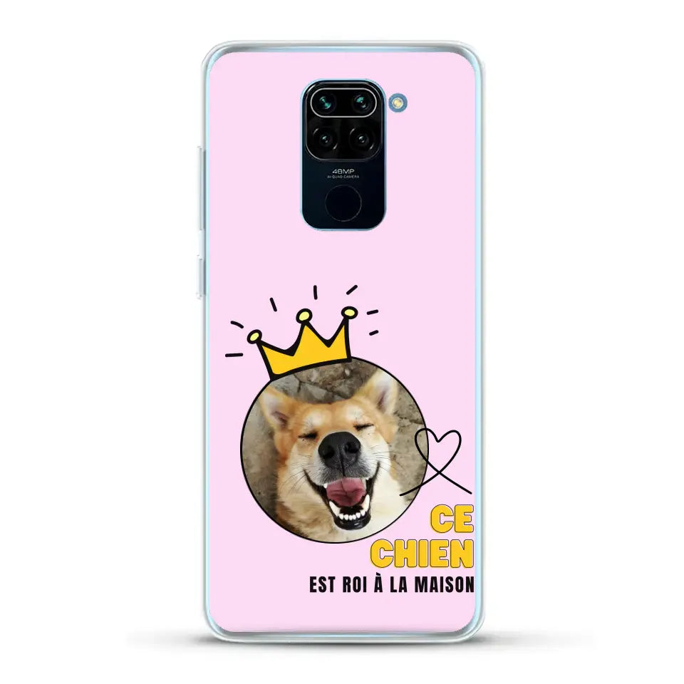 Ce chien est roi - Coque de téléphone personnalisée