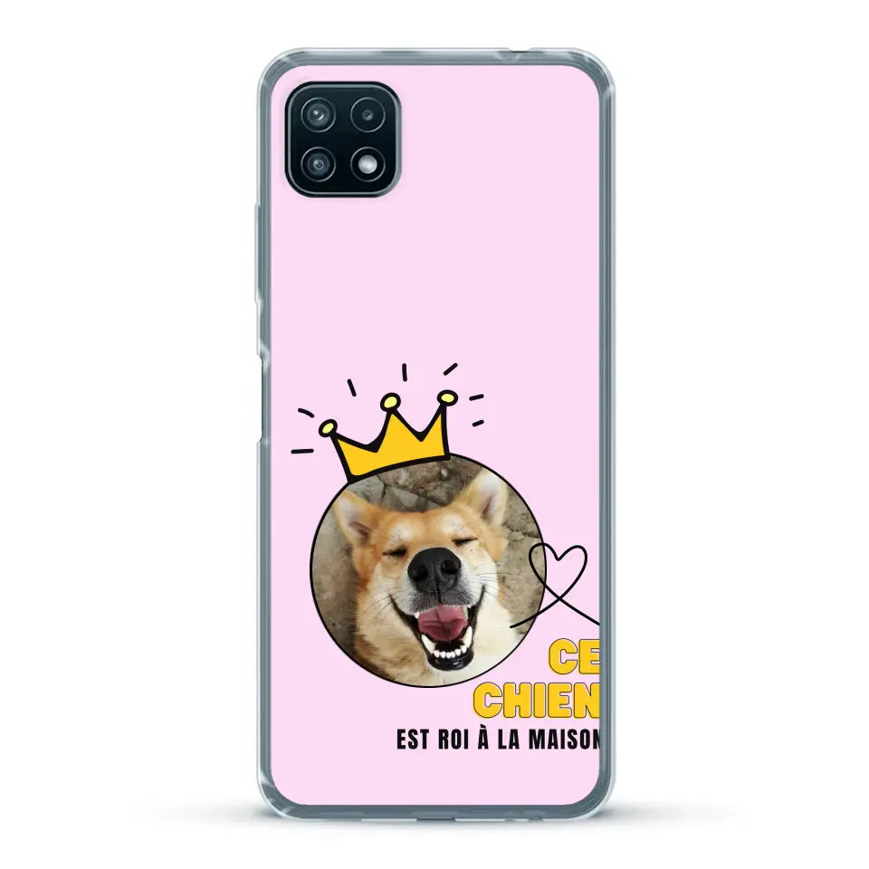 Ce chien est roi - Coque de téléphone personnalisée