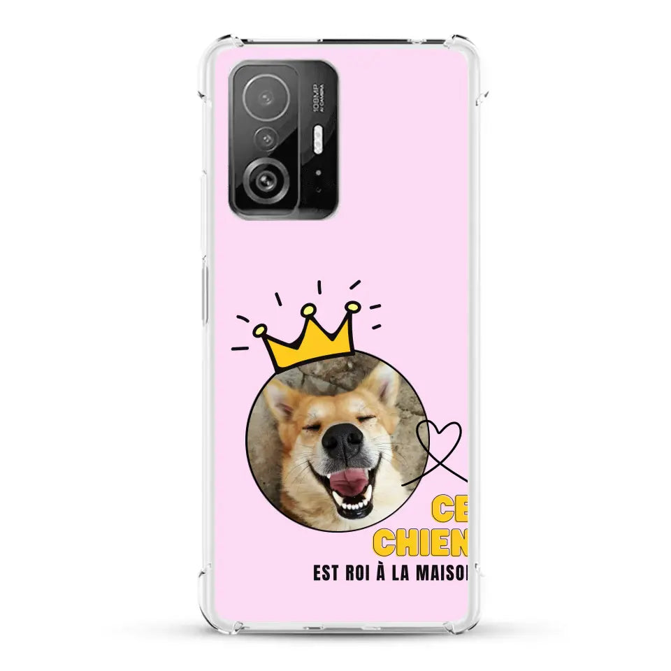 Ce chien est roi - Coque de téléphone personnalisée