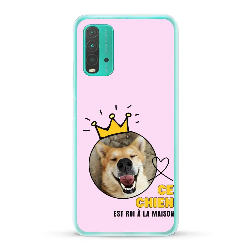 Ce chien est roi - Coque de téléphone personnalisée
