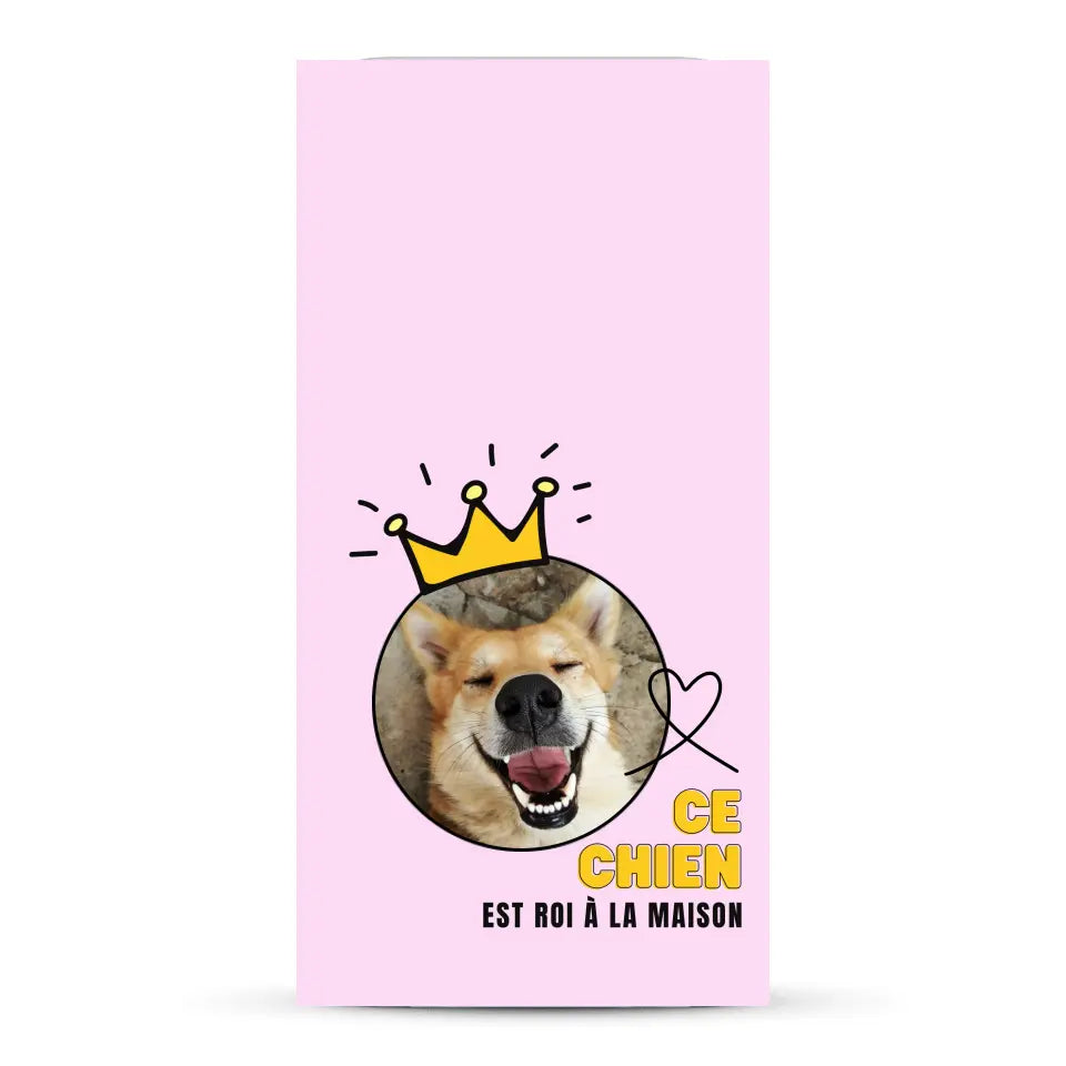 Ce chien est roi - Coque de téléphone personnalisée