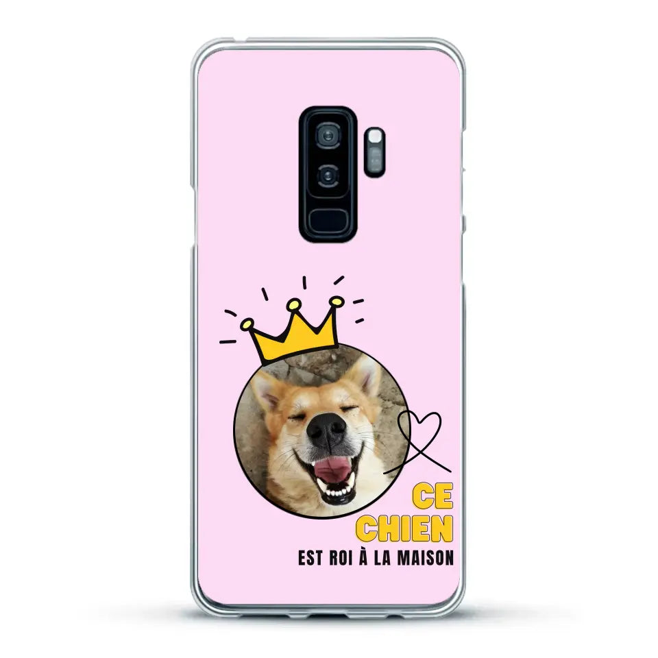 Ce chien est roi - Coque de téléphone personnalisée