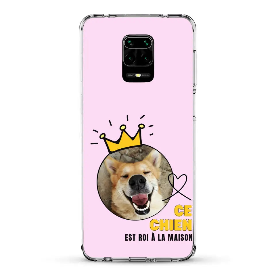 Ce chien est roi - Coque de téléphone personnalisée