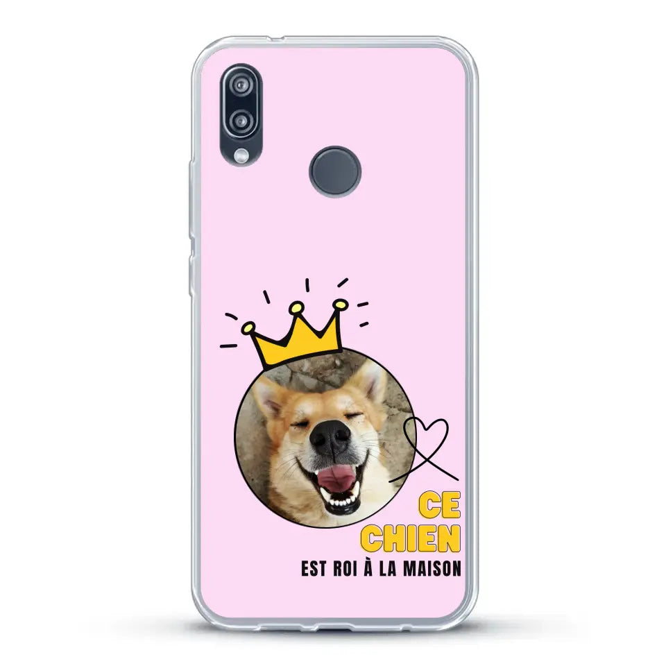 Ce chien est roi - Coque de téléphone personnalisée
