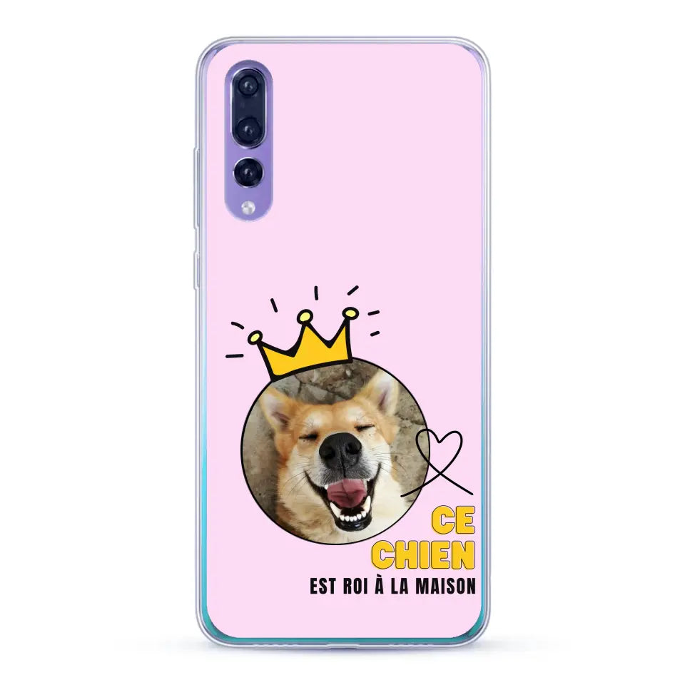 Ce chien est roi - Coque de téléphone personnalisée
