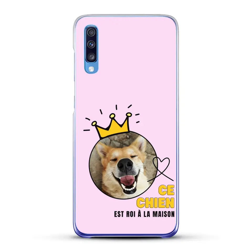 Ce chien est roi - Coque de téléphone personnalisée