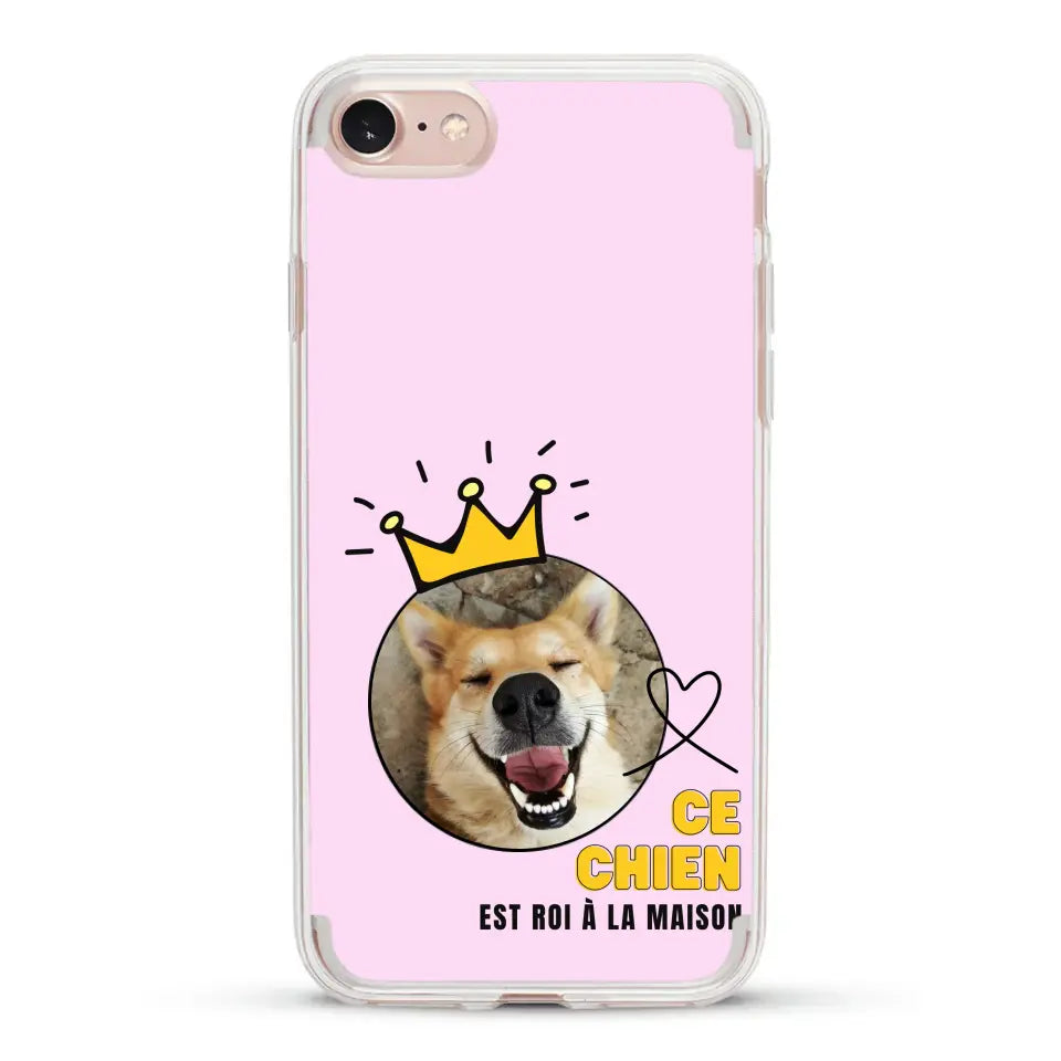 Ce chien est roi - Coque de téléphone personnalisée