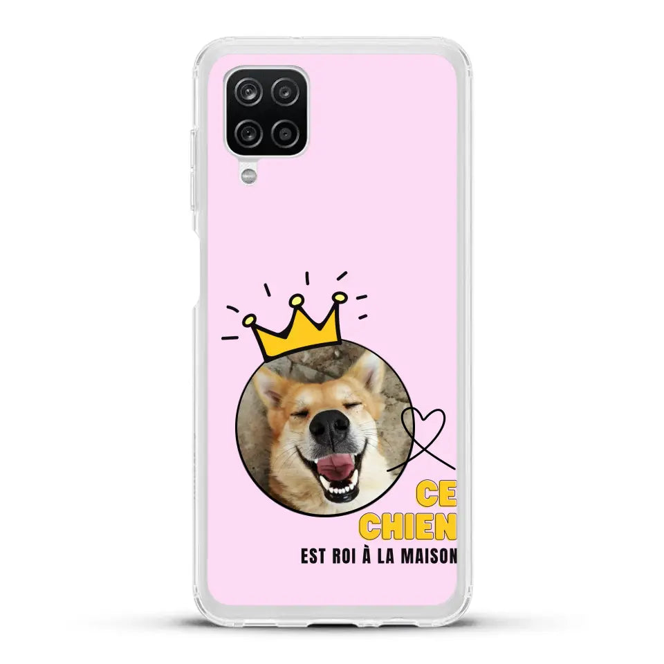 Ce chien est roi - Coque de téléphone personnalisée