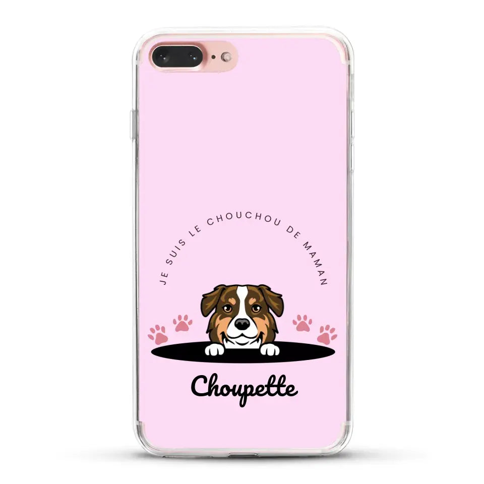 Je suis le chouchou de papa / maman - Coque de téléphone personnalisée