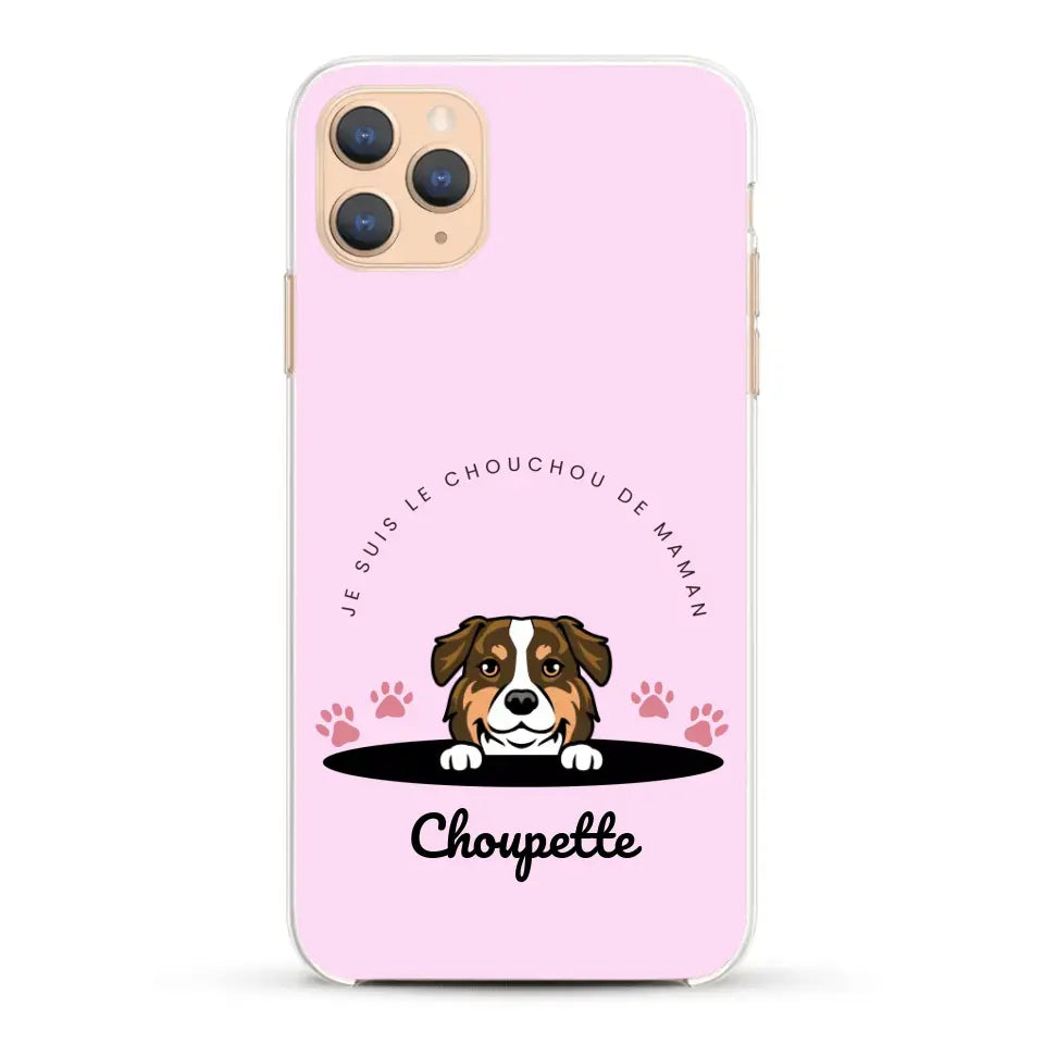 Je suis le chouchou de papa / maman - Coque de téléphone personnalisée