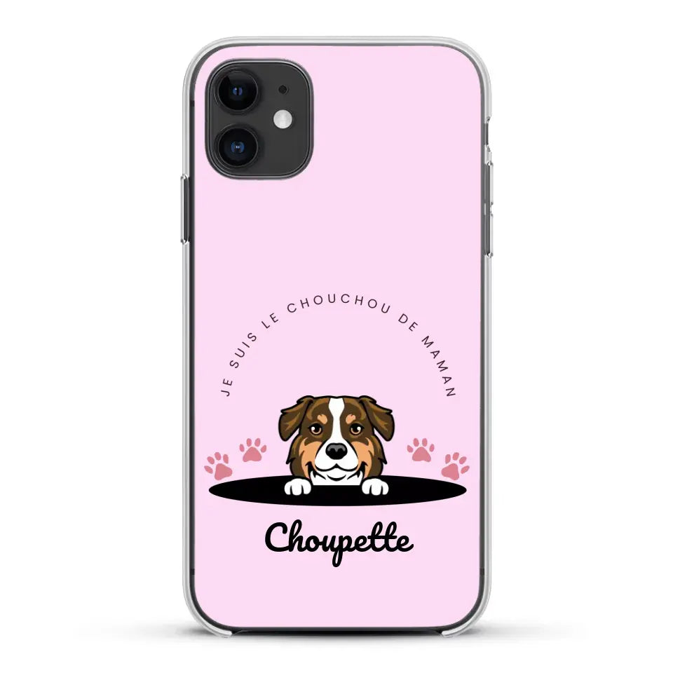Je suis le chouchou de papa / maman - Coque de téléphone personnalisée