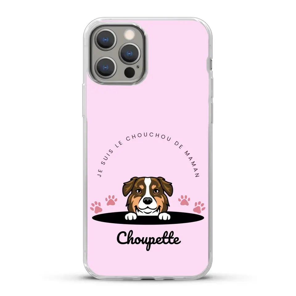 Je suis le chouchou de papa / maman - Coque de téléphone personnalisée