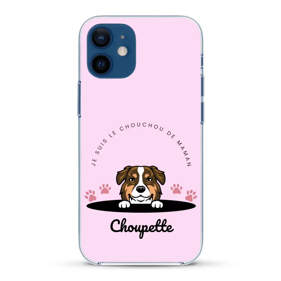 Je suis le chouchou de papa / maman - Coque de téléphone personnalisée