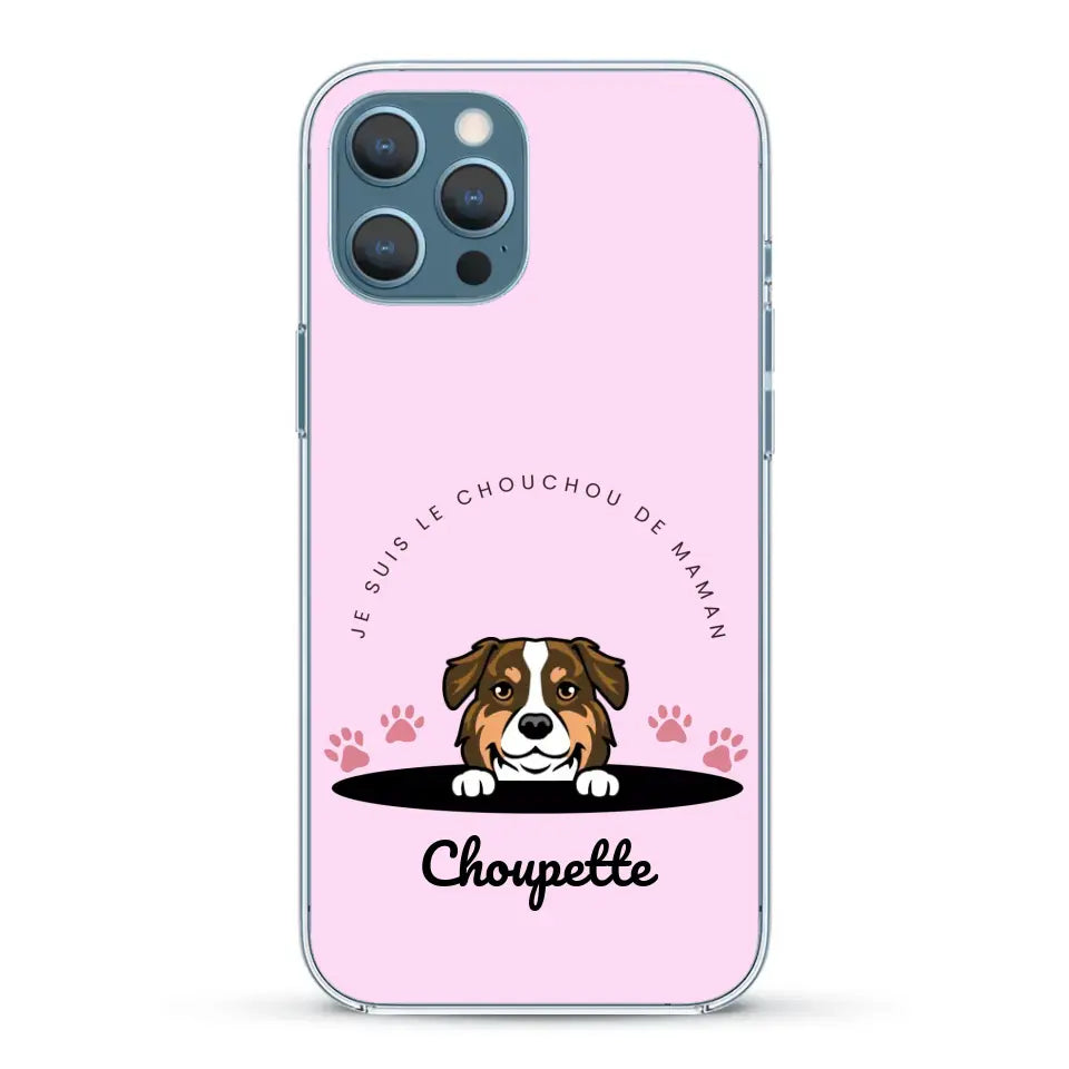 Je suis le chouchou de papa / maman - Coque de téléphone personnalisée