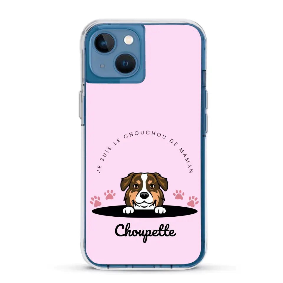 Je suis le chouchou de papa / maman - Coque de téléphone personnalisée