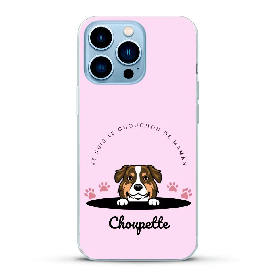 Je suis le chouchou de papa / maman - Coque de téléphone personnalisée
