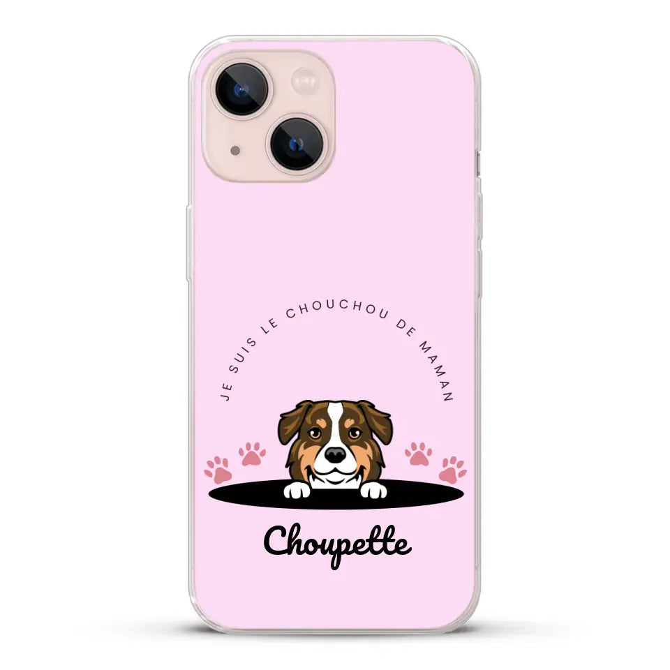 Je suis le chouchou de papa / maman - Coque de téléphone personnalisée