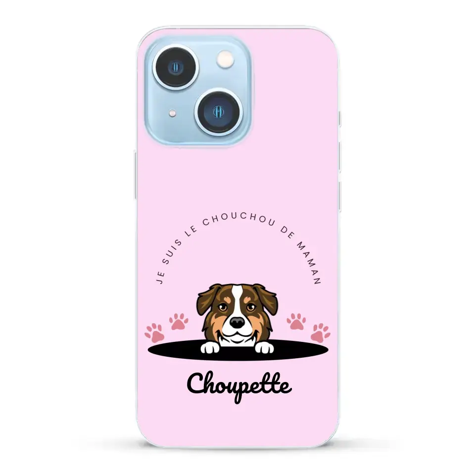 Je suis le chouchou de papa / maman - Coque de téléphone personnalisée