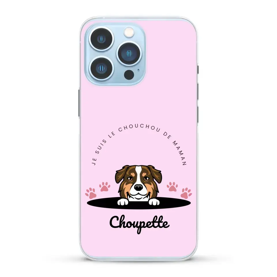 Je suis le chouchou de papa / maman - Coque de téléphone personnalisée