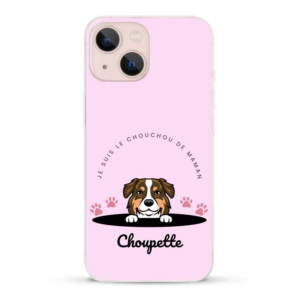 Je suis le chouchou de papa / maman - Coque de téléphone personnalisée