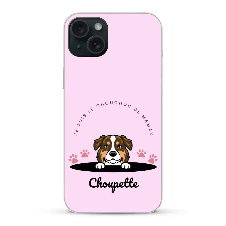 Je suis le chouchou de papa / maman - Coque de téléphone personnalisée