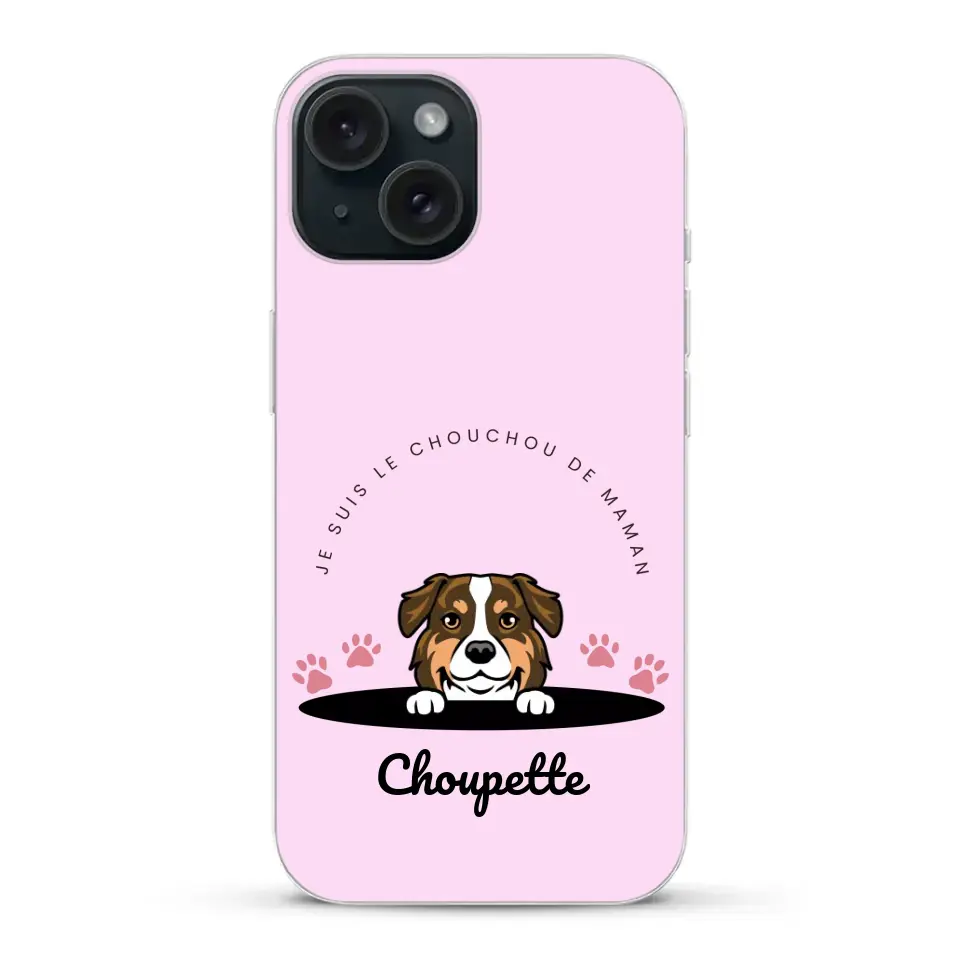 Je suis le chouchou de papa / maman - Coque de téléphone personnalisée