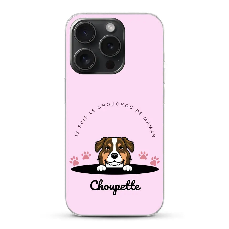Je suis le chouchou de papa / maman - Coque de téléphone personnalisée