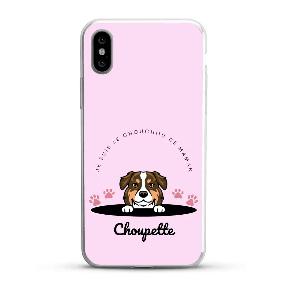 Je suis le chouchou de papa / maman - Coque de téléphone personnalisée