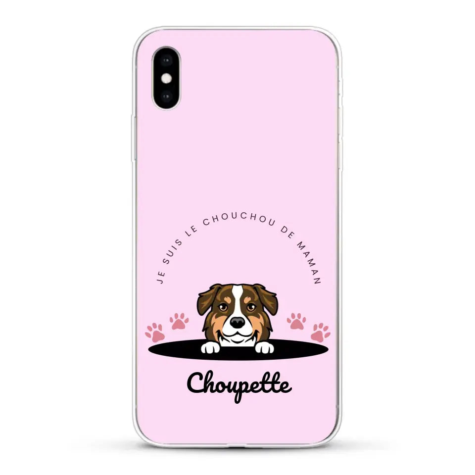 Je suis le chouchou de papa / maman - Coque de téléphone personnalisée