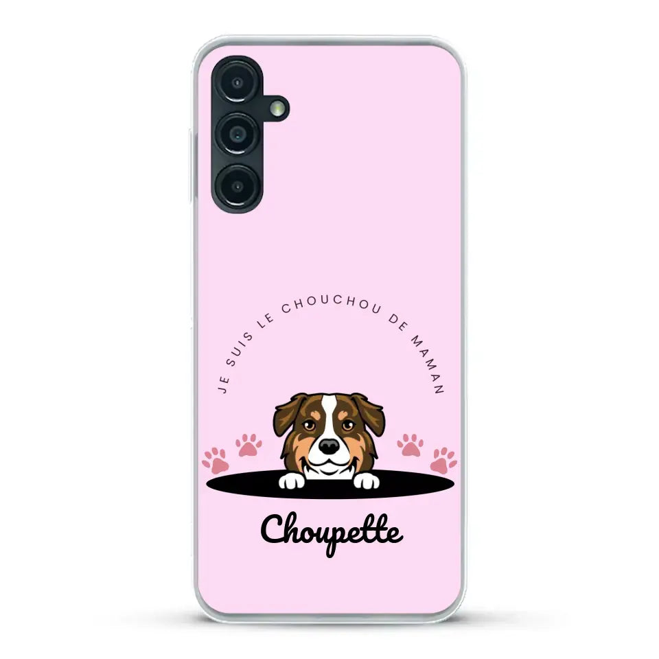 Je suis le chouchou de papa / maman - Coque de téléphone personnalisée