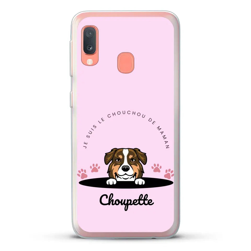 Je suis le chouchou de papa / maman - Coque de téléphone personnalisée