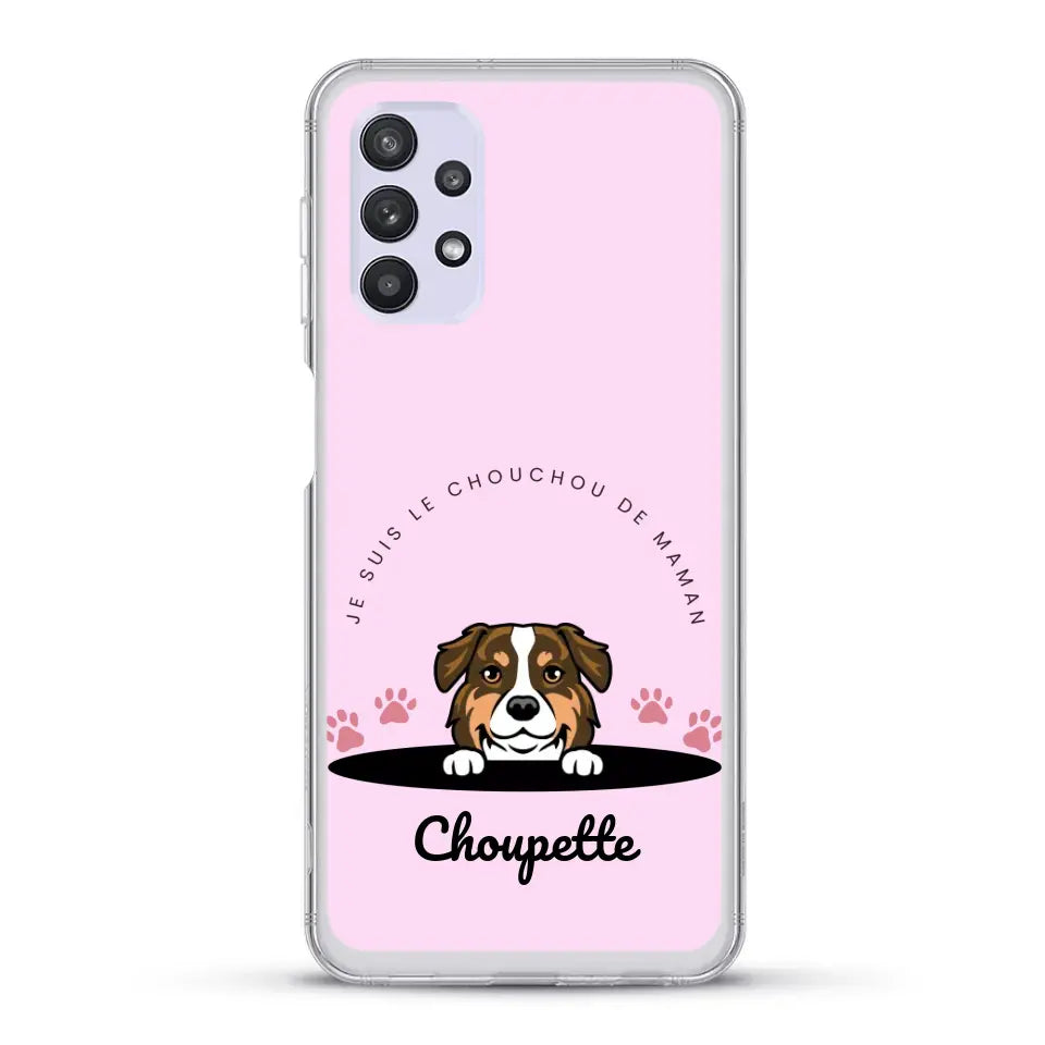 Je suis le chouchou de papa / maman - Coque de téléphone personnalisée