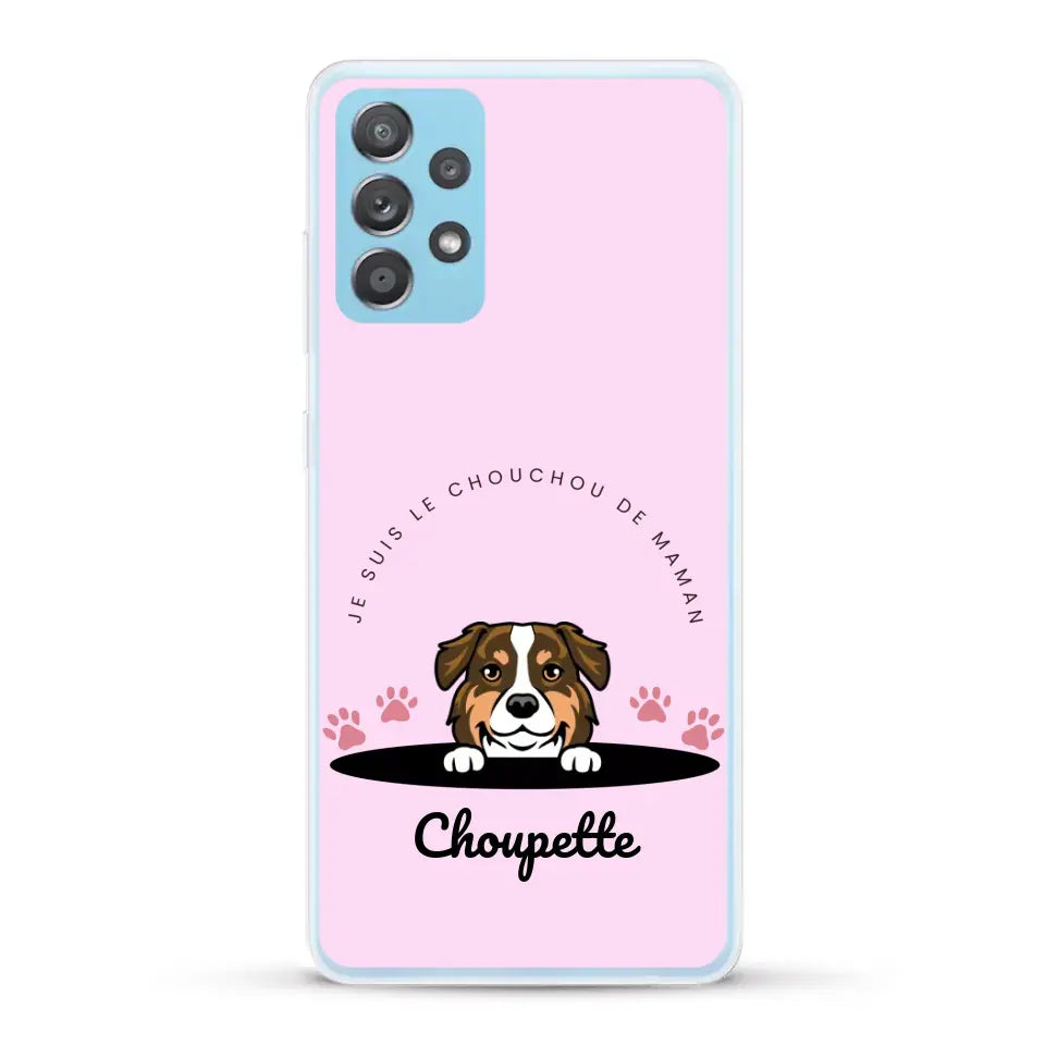 Je suis le chouchou de papa / maman - Coque de téléphone personnalisée