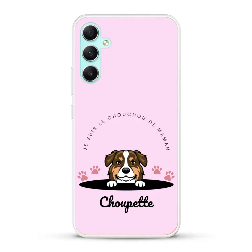 Je suis le chouchou de papa / maman - Coque de téléphone personnalisée