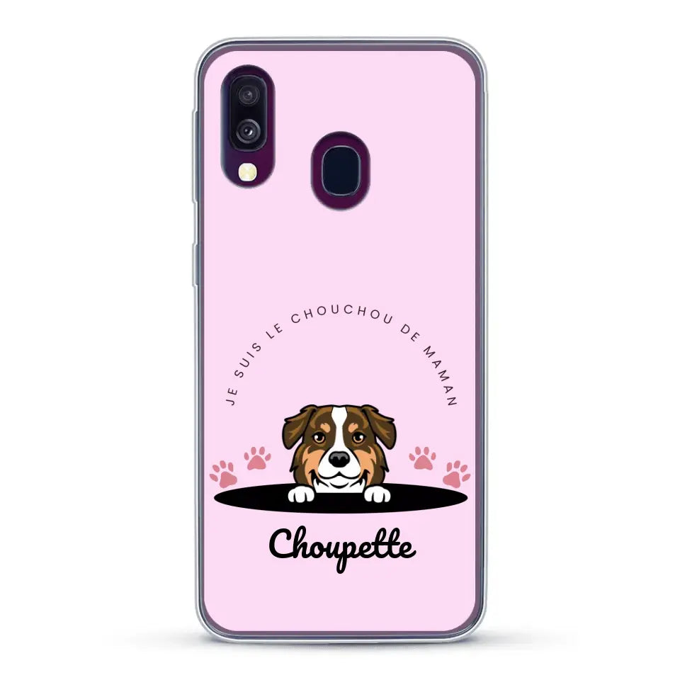 Je suis le chouchou de papa / maman - Coque de téléphone personnalisée