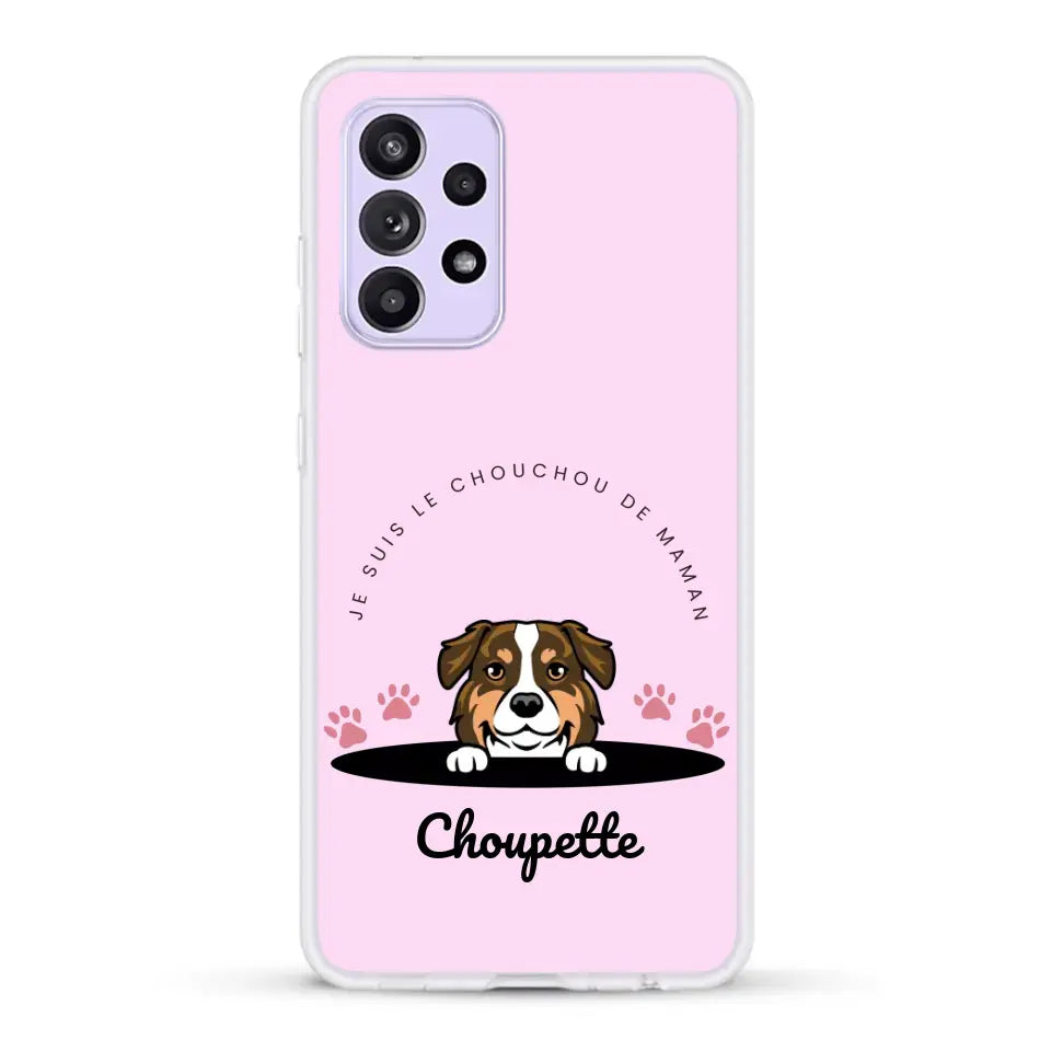 Je suis le chouchou de papa / maman - Coque de téléphone personnalisée