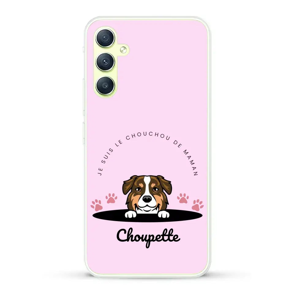 Je suis le chouchou de papa / maman - Coque de téléphone personnalisée