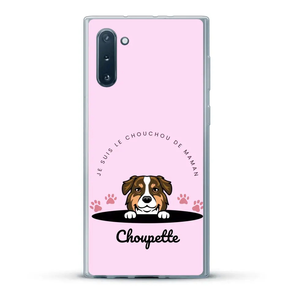 Je suis le chouchou de papa / maman - Coque de téléphone personnalisée