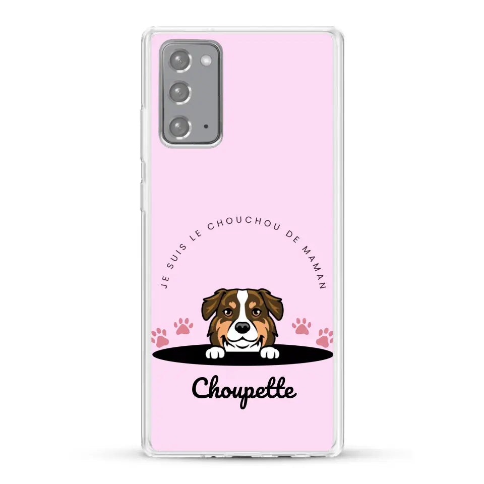Je suis le chouchou de papa / maman - Coque de téléphone personnalisée