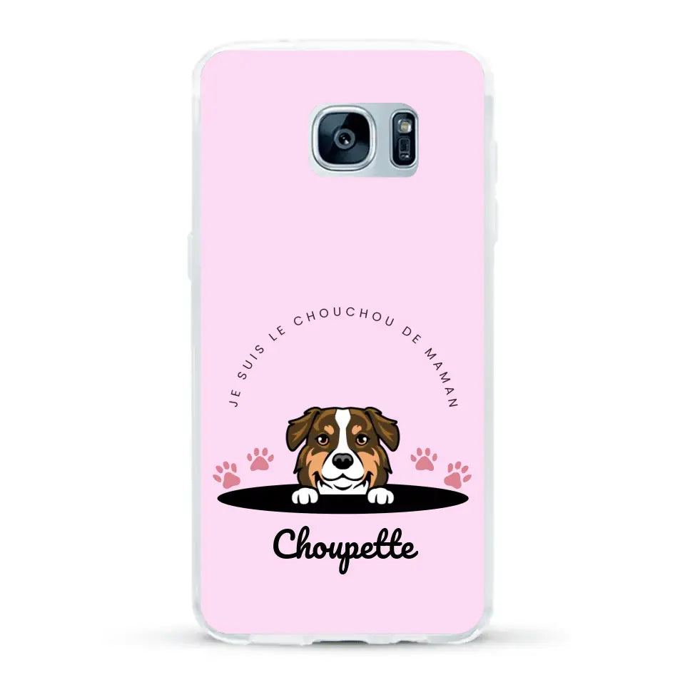 Je suis le chouchou de papa / maman - Coque de téléphone personnalisée