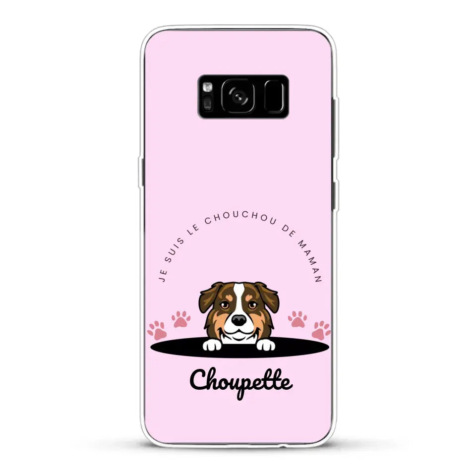 Je suis le chouchou de papa / maman - Coque de téléphone personnalisée