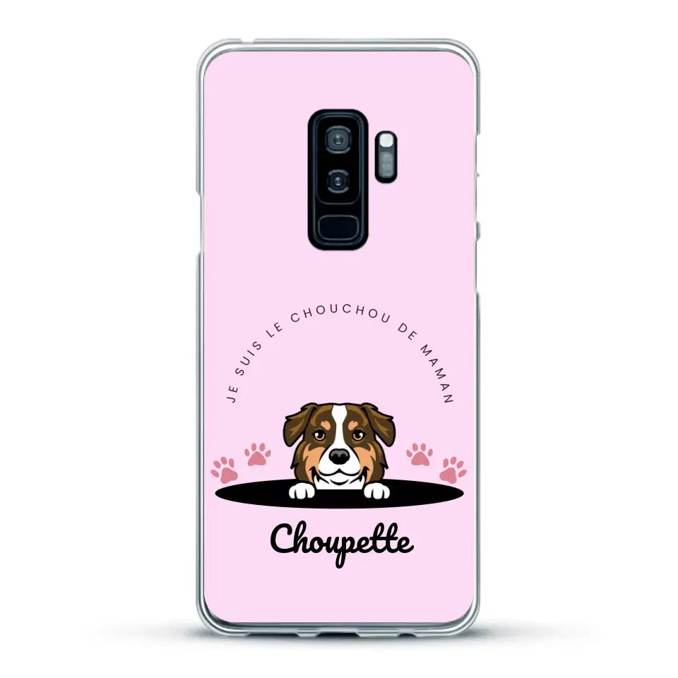 Je suis le chouchou de papa / maman - Coque de téléphone personnalisée