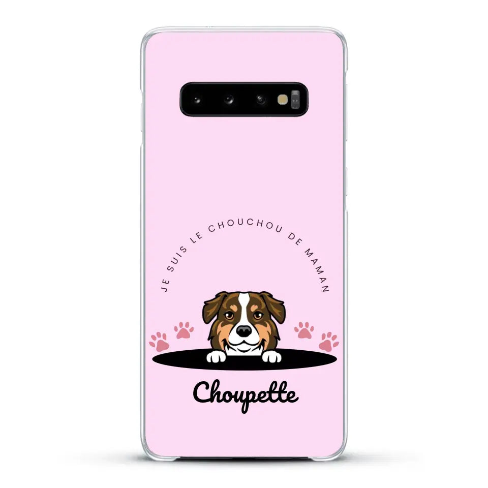 Je suis le chouchou de papa / maman - Coque de téléphone personnalisée