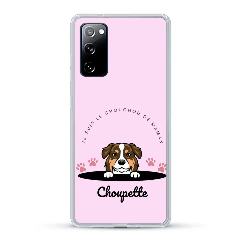 Je suis le chouchou de papa / maman - Coque de téléphone personnalisée
