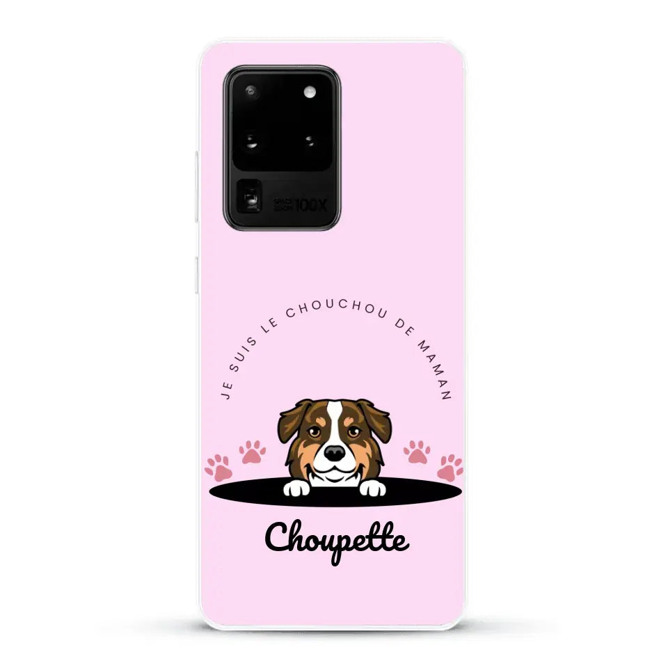 Je suis le chouchou de papa / maman - Coque de téléphone personnalisée