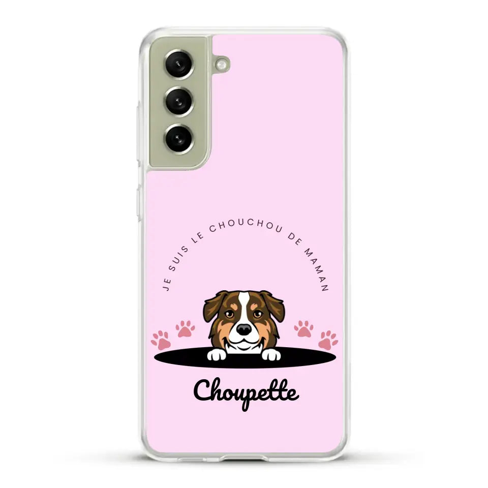 Je suis le chouchou de papa / maman - Coque de téléphone personnalisée