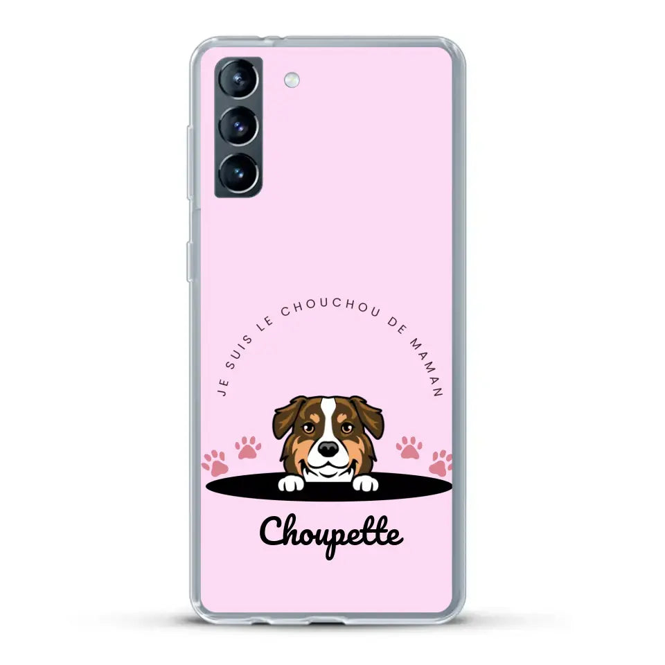 Je suis le chouchou de papa / maman - Coque de téléphone personnalisée